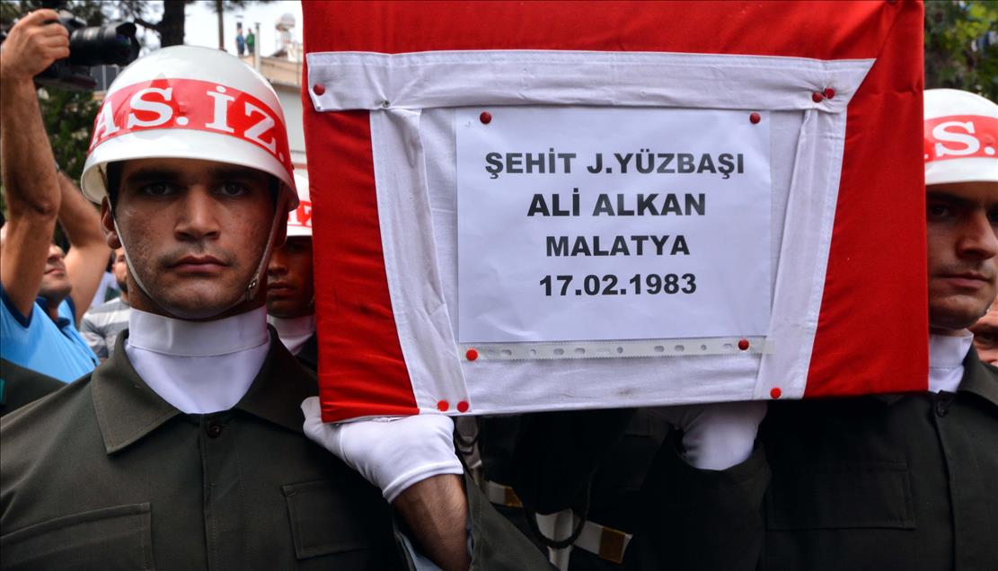 Şehit Yüzbaşı Alkan son yolculuğuna uğurlandı