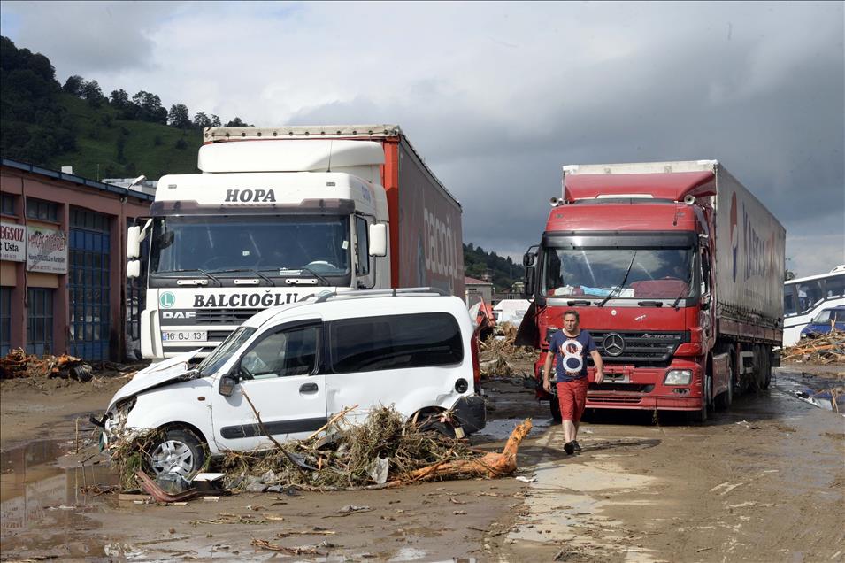 Artvin'deki sel ve heyelan