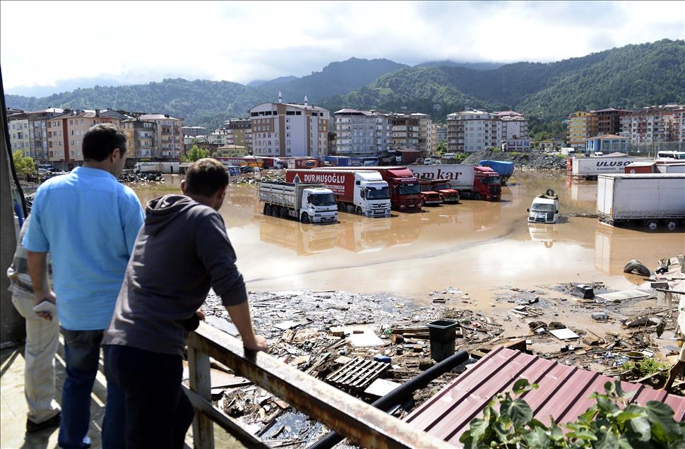 Artvin'deki sel ve heyelan