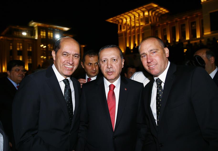 "Başkomutan" sıfatıyla Cumhurbaşkanlığı Külliyesinde ilk resepsiyon