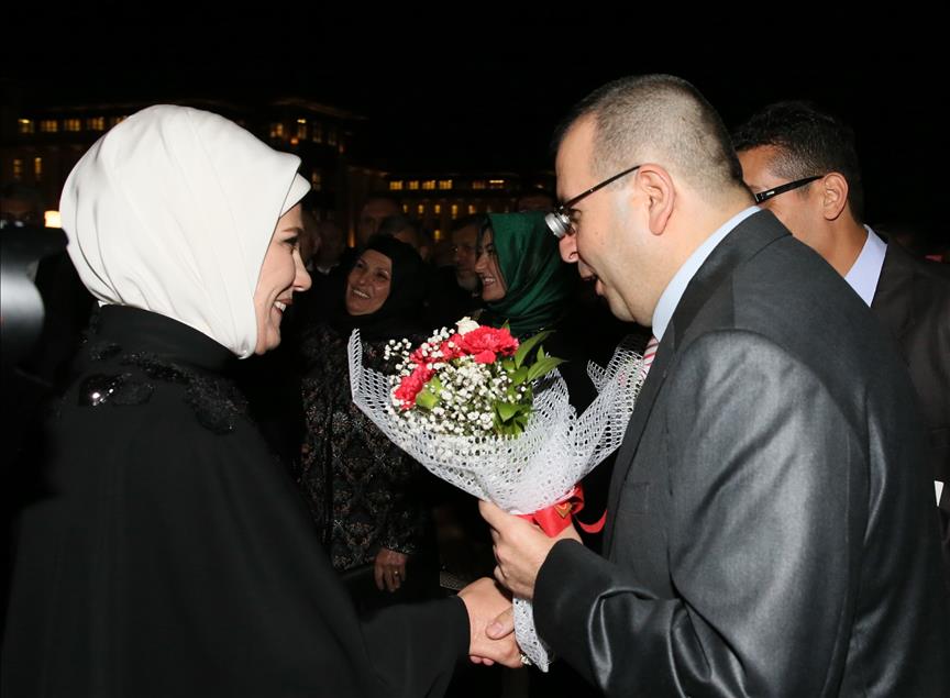 "Başkomutan" sıfatıyla Cumhurbaşkanlığı Külliyesinde ilk resepsiyon