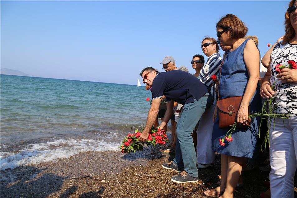Küçük Aylan, cansız bedeninin vurduğu sahilde anıldı