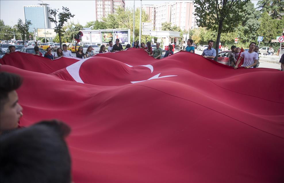 Ankara'da "terörü lanet" eylemi