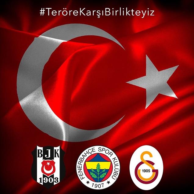 Beşiktaş, Fenerbahçe ve Galatasaray'dan ortak mesaj