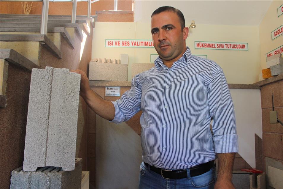 Nevşehirli firma kurşun geçirmez bims üretti