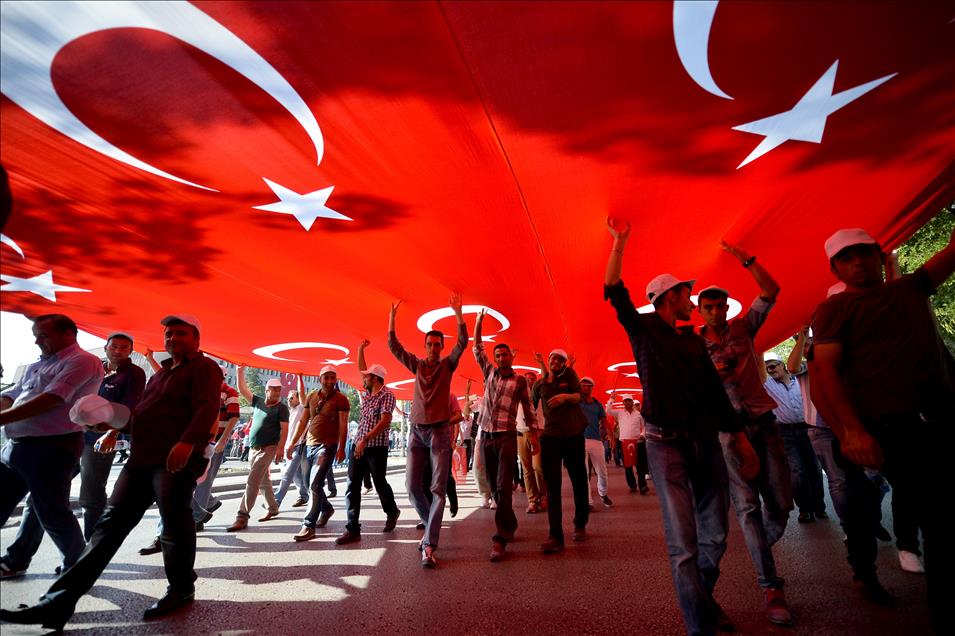 Anti-terrorism demonstration in Turkey's capital