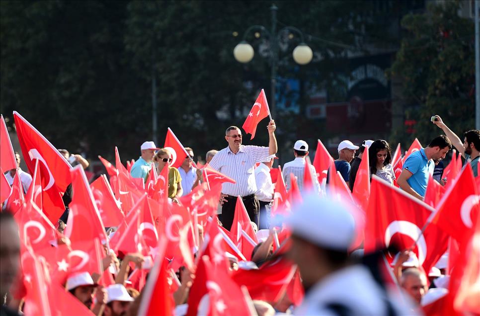 Thousands attend anti-terrorism demonstration in Turkey's capital