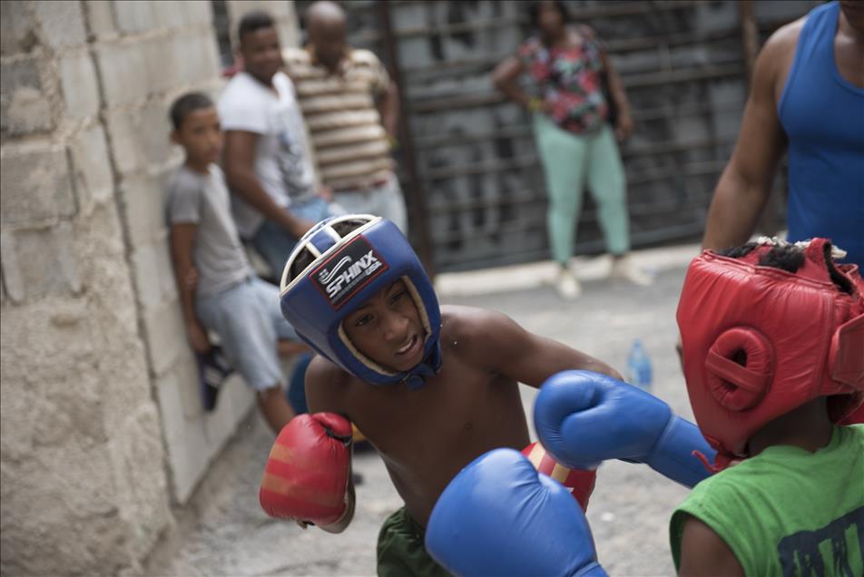 Boxing school in Cuba's Havana