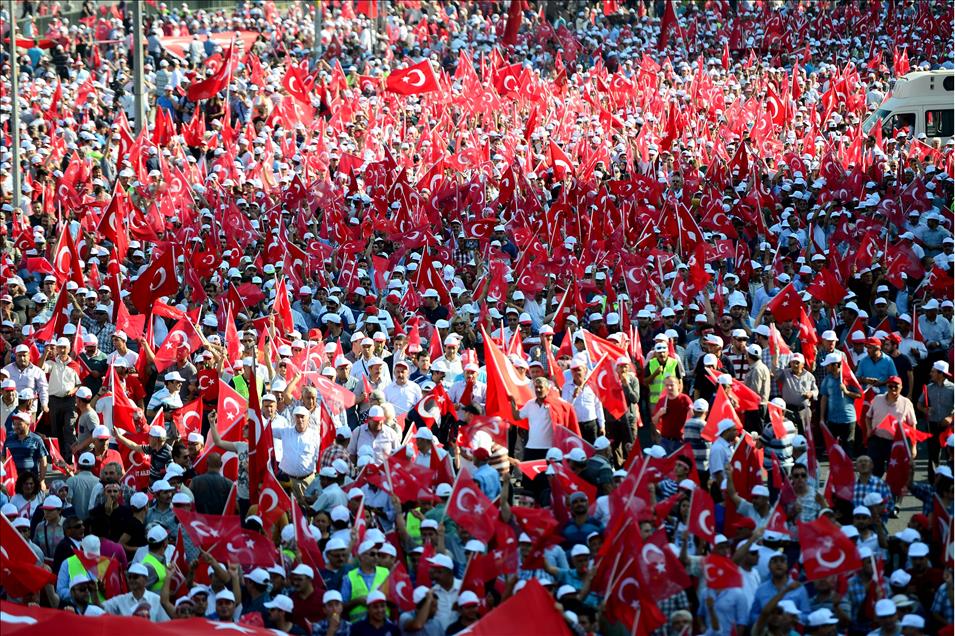 Thousands attend anti-terrorism demonstration in Turkey's capital