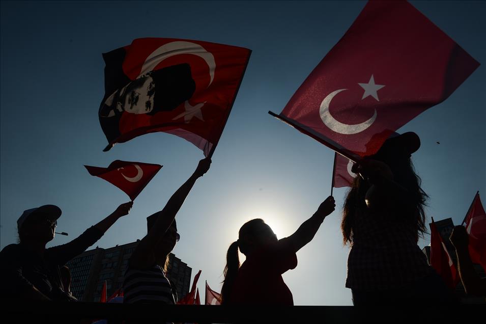 Thousands attend anti-terrorism demonstration in Turkey's capital