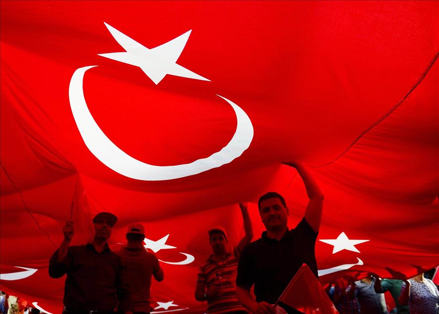 Thousands attend anti-terrorism demonstration in Turkey's capital