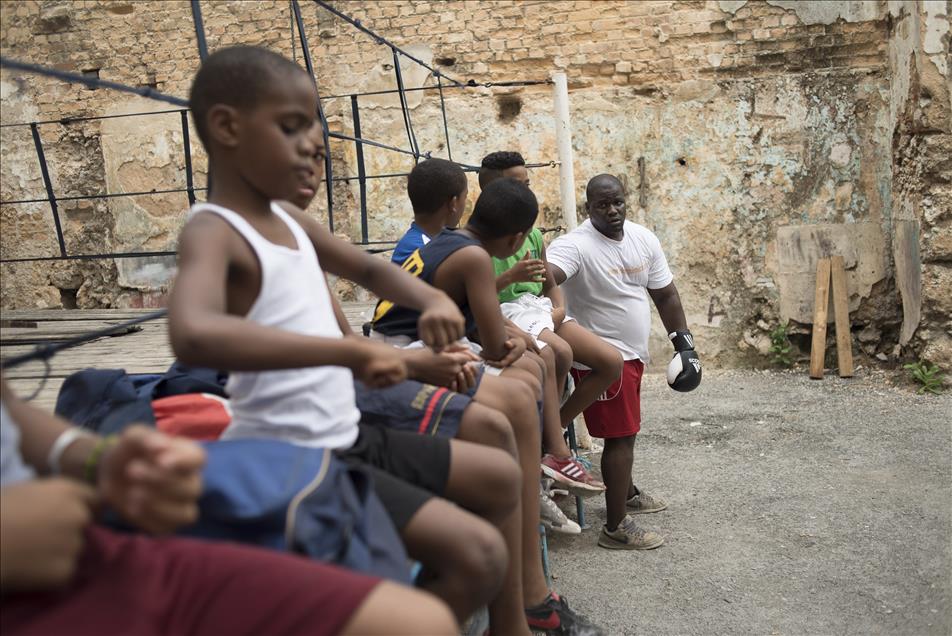 Boxing school in Cuba's Havana