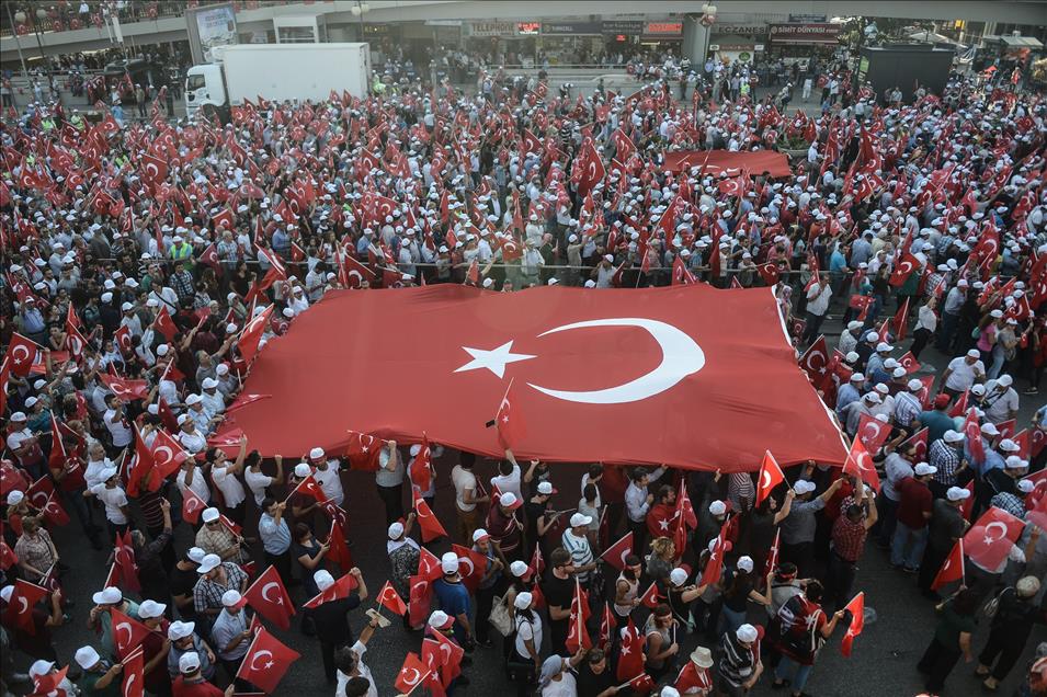 Thousands attend anti-terrorism demonstration in Turkey's capital