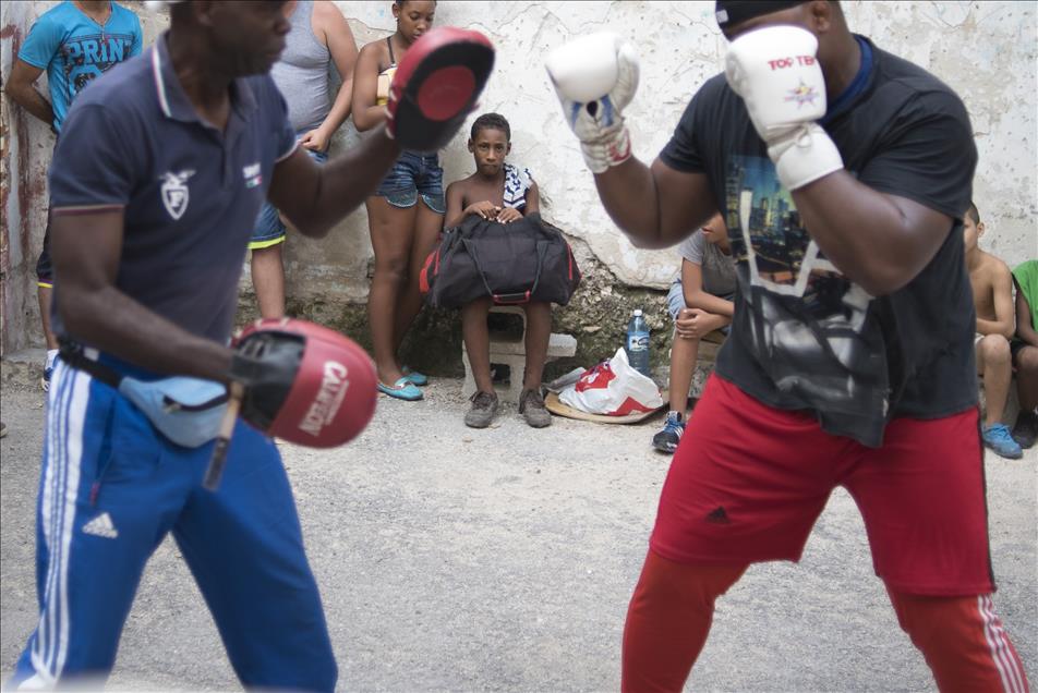 Boxing school in Cuba's Havana