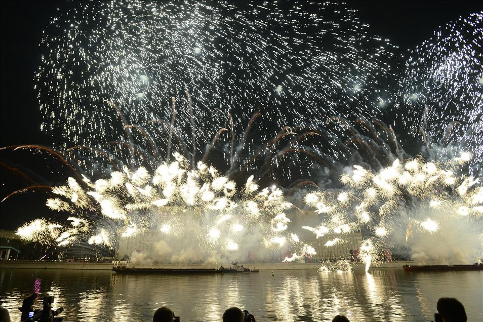 Moskova'da Uluslararası Işık Festivali