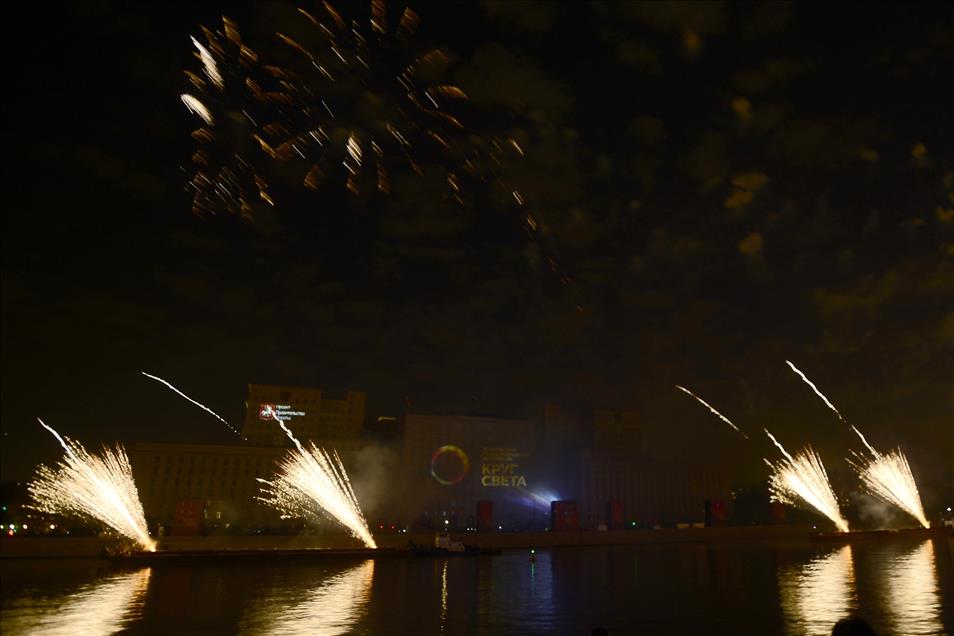 Moskova'da Uluslararası Işık Festivali