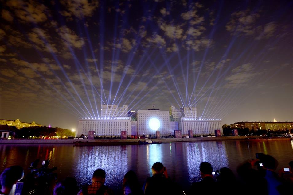 Moskova'da Uluslararası Işık Festivali