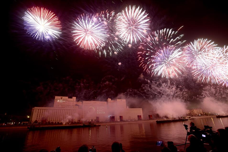 Moskova'da Uluslararası Işık Festivali