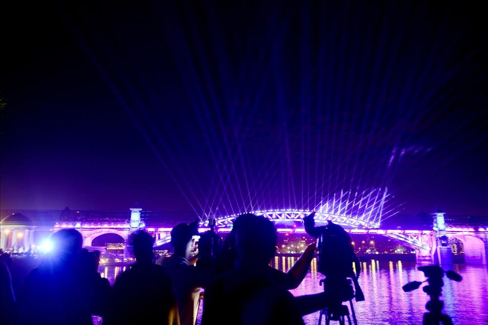 Moskova'da Uluslararası Işık Festivali