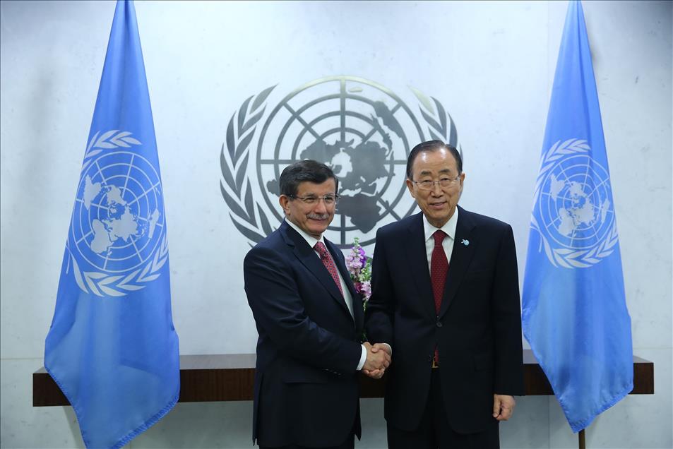 Ahmet Davutoğlu - Ban Ki-Mun