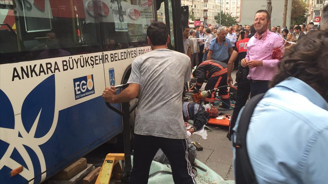 Ankara Dikimevi'nde trafik kazası