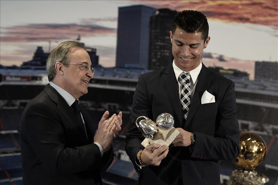 Real Madrid pay tribute to Cristiano Ronaldo