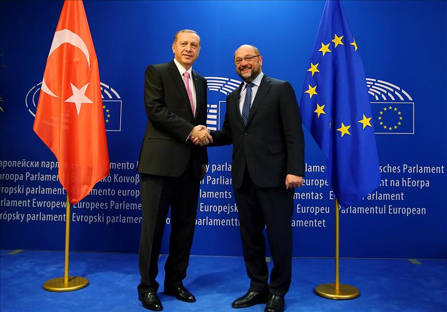 Cumhurbaşkanı Erdoğan Brüksel'de