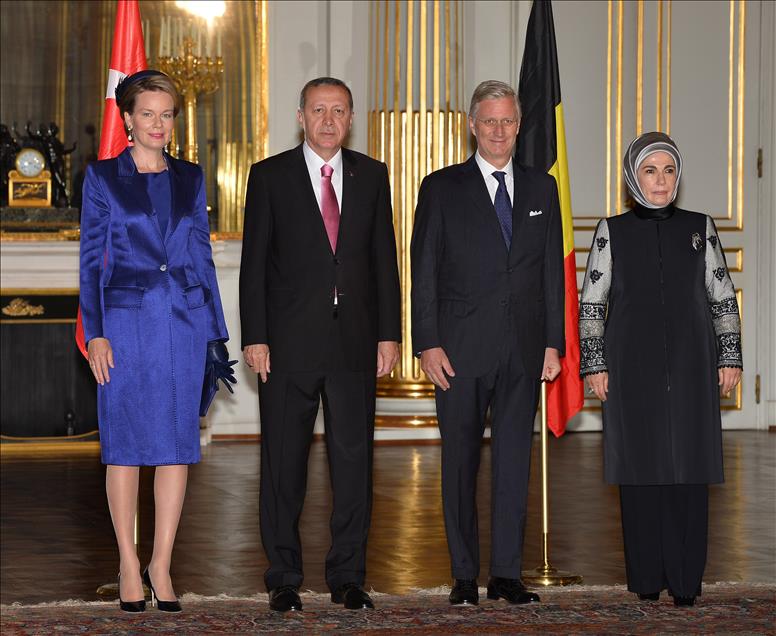 Cumhurbaşkanı Erdoğan Brüksel'de