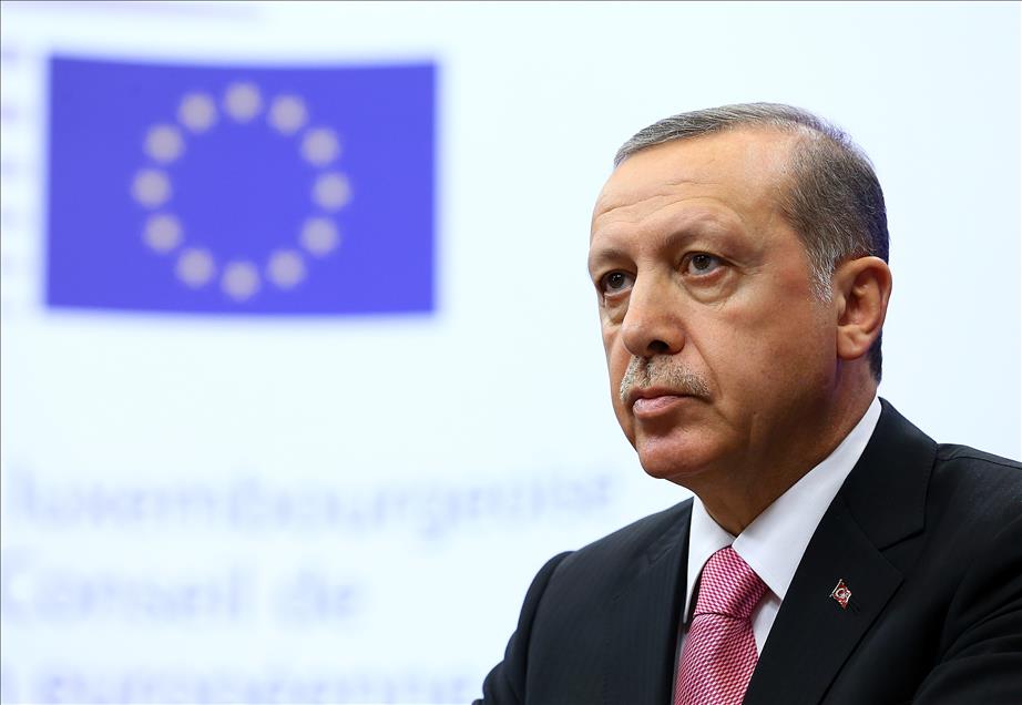Cumhurbaşkanı Erdoğan Brüksel'de