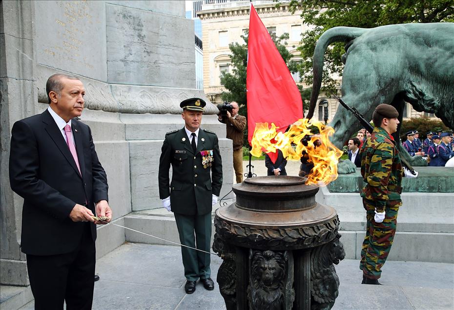 Cumhurbaşkanı Erdoğan Brüksel'de