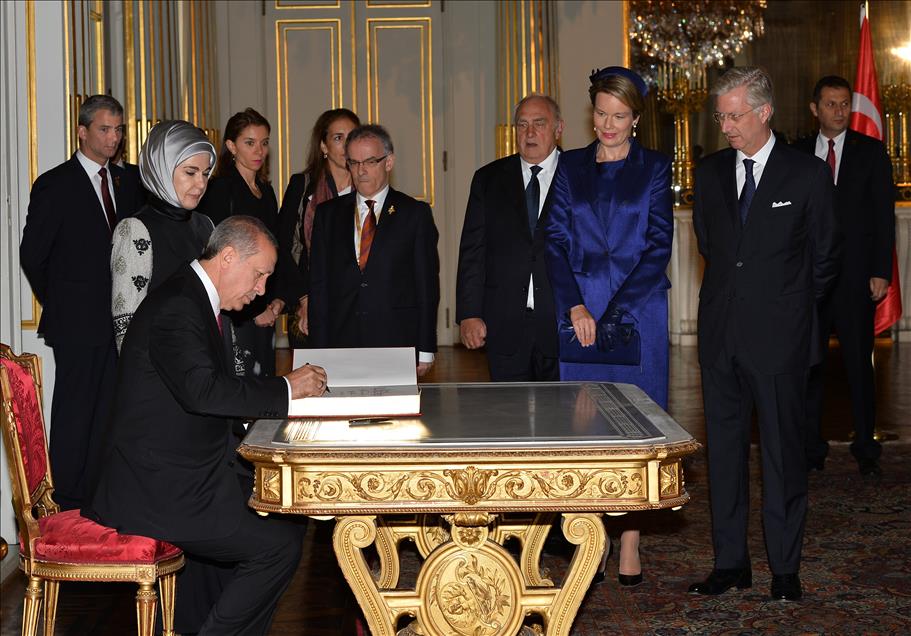 Cumhurbaşkanı Erdoğan Brüksel'de