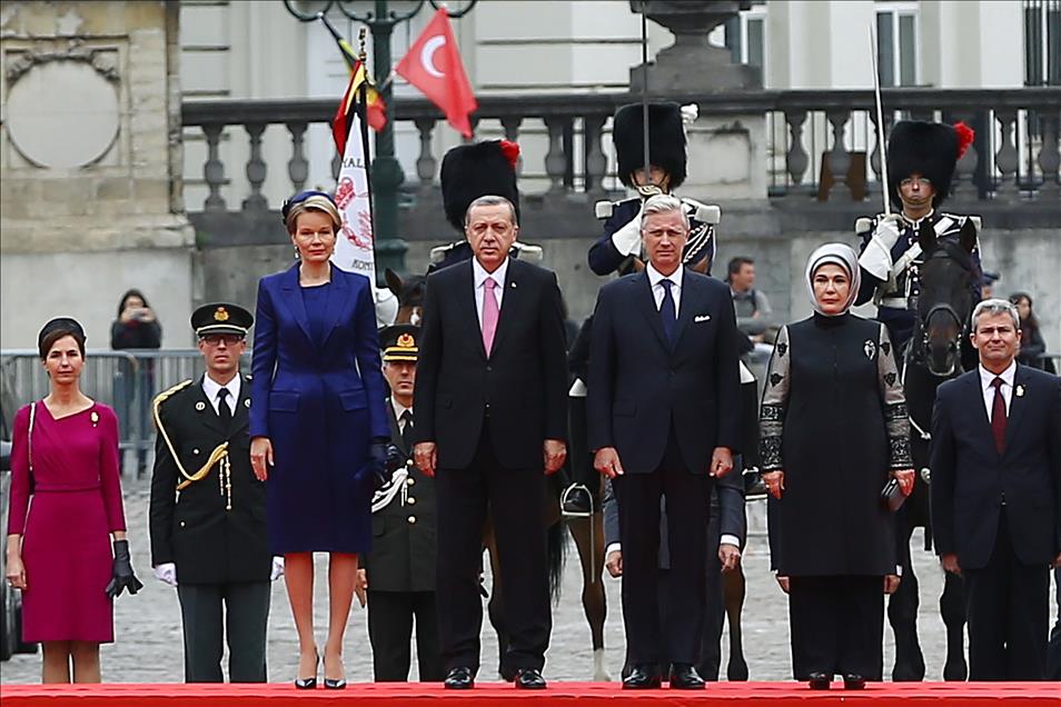 Cumhurbaşkanı Erdoğan Brüksel'de