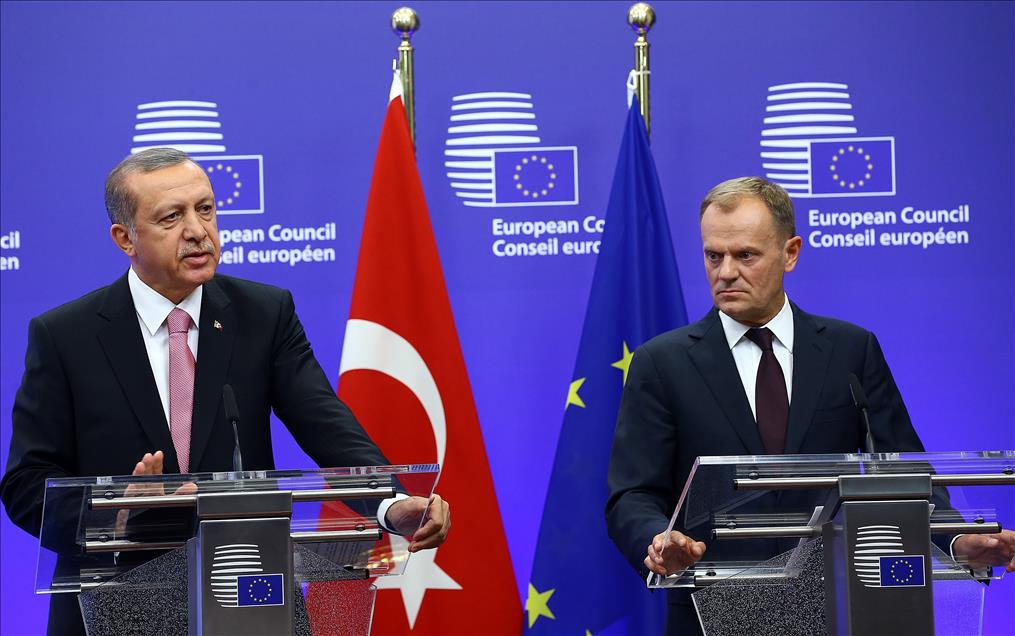 Cumhurbaşkanı Erdoğan Brüksel'de