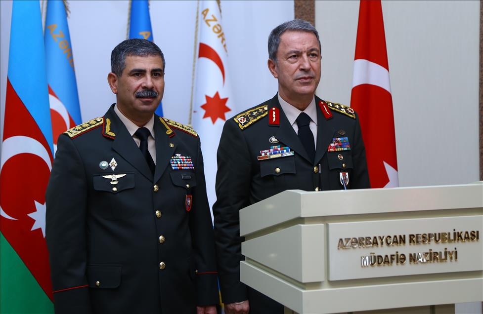 genelkurmay başkanı orgeneral hulusi akar azerbaycan da anadolu ajansı
