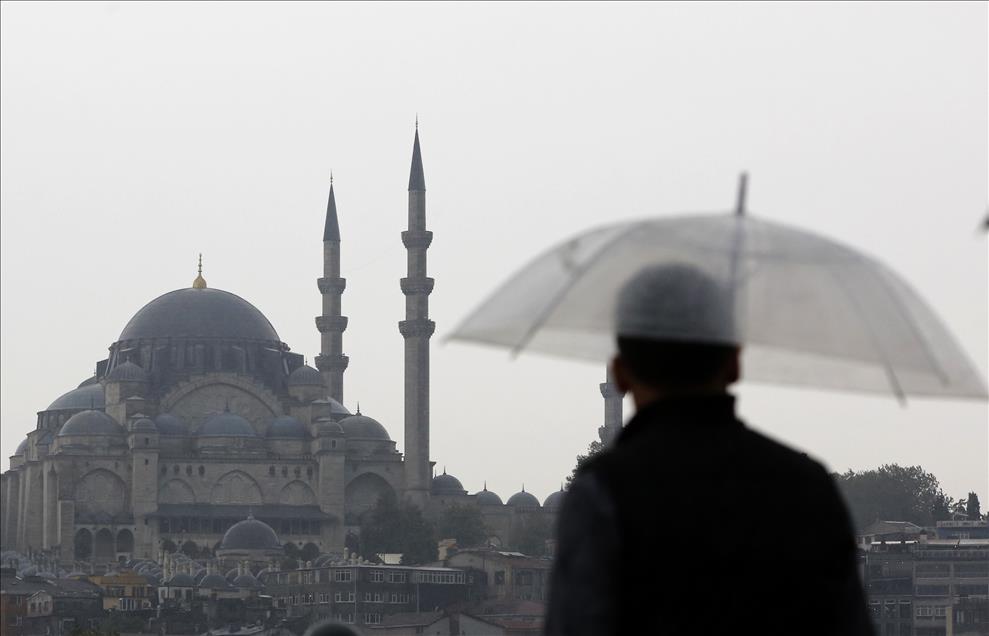 İstanbul'da etkili yağış