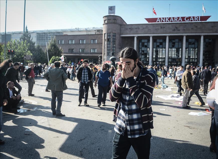 Explosion close to Ankara's main train station