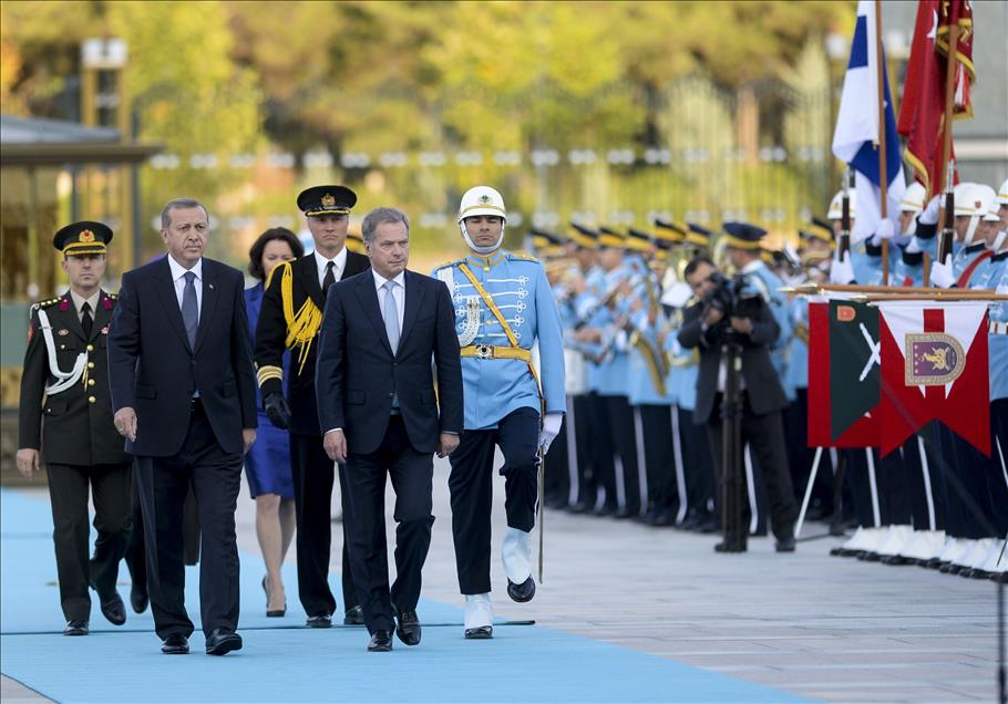 Finlandiya Cumhurbaşkanı Niinistö Ankara'da