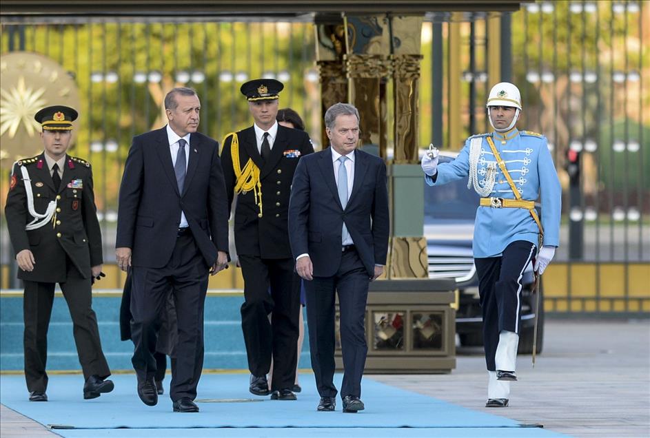 Finlandiya Cumhurbaşkanı Niinistö Ankara'da