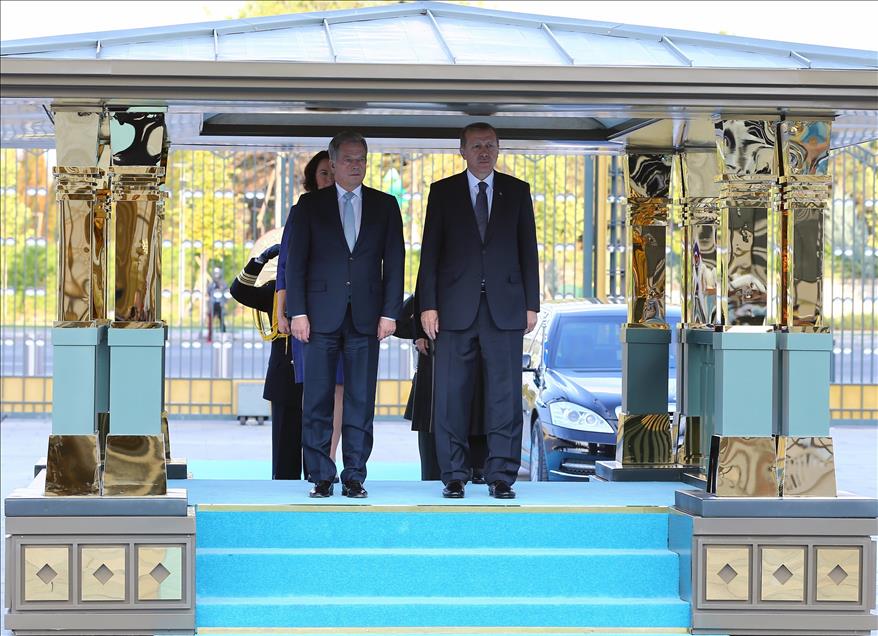 Finlandiya Cumhurbaşkanı Niinistö Ankara'da