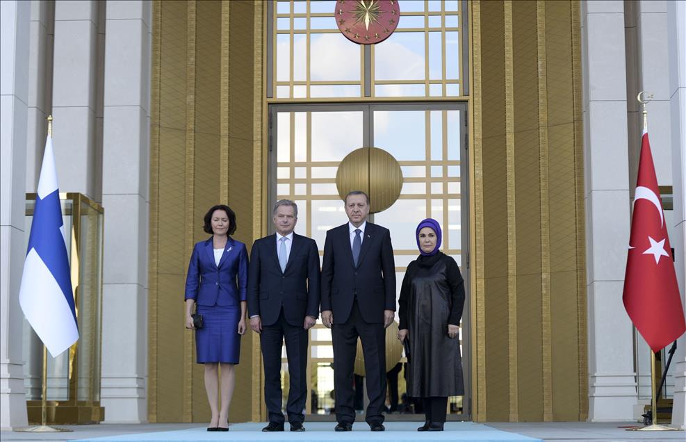 Finlandiya Cumhurbaşkanı Niinistö Ankara'da