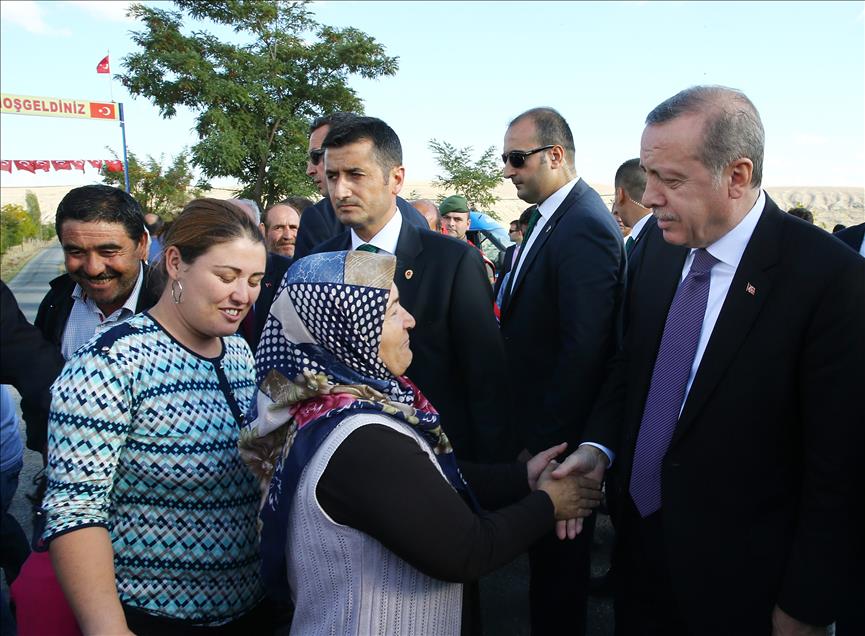 Cumhurbaşkanı Erdoğan Çankırı'ya geldi