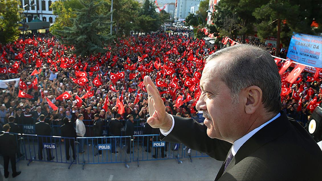 Cumhurbaşkanı Erdoğan Çankırı'da vatandaşlara hitap etti