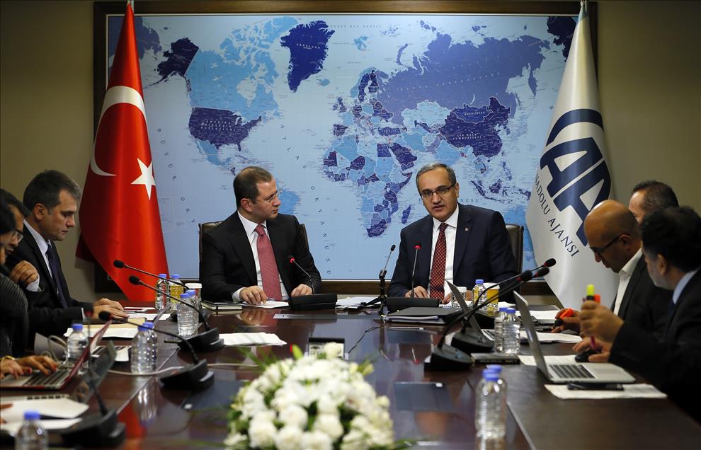 Gümrük ve Ticaret Bakanı Cenap Aşçı, AA Editör Masası'nda
