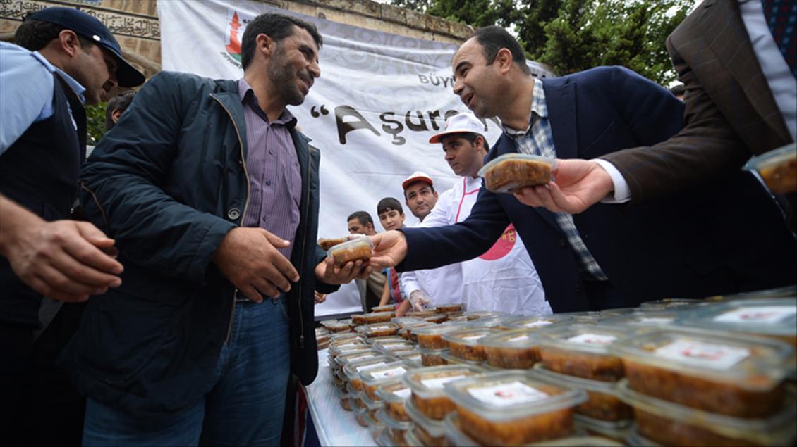 "Peygamberler şehri"nde aşure ikramı
