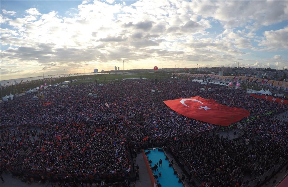 AK Parti'nin İstanbul mitingi