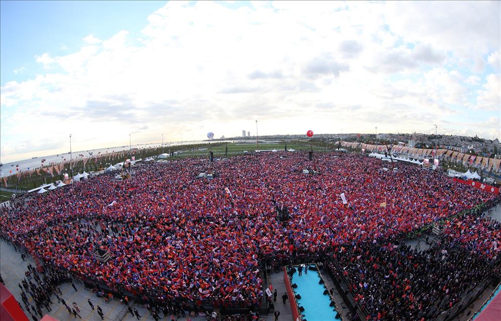 AK Parti'nin İstanbul mitingi