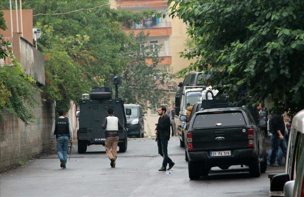 Diyarbakır'da terör örgütü DAEŞ operasyonu