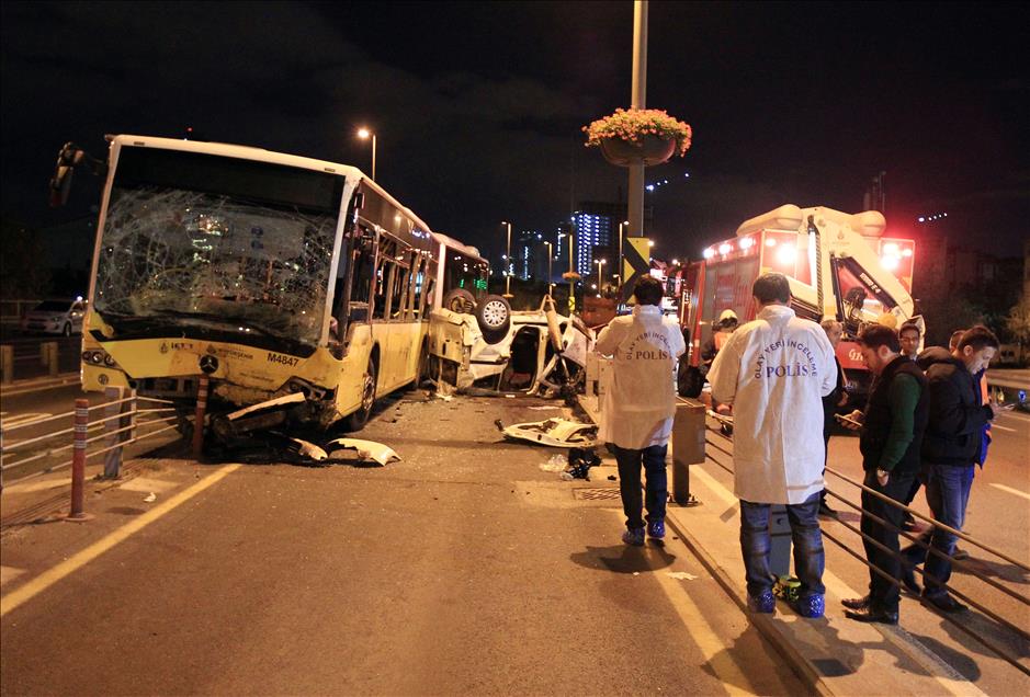 İstanbul'da trafik kazası: 5 ölü, 5 yaralı
