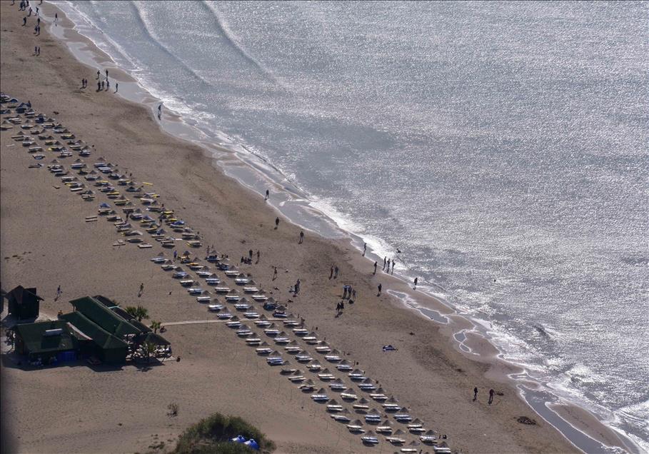 Muğla'nın doğal güzellikleri havadan görüntülendi