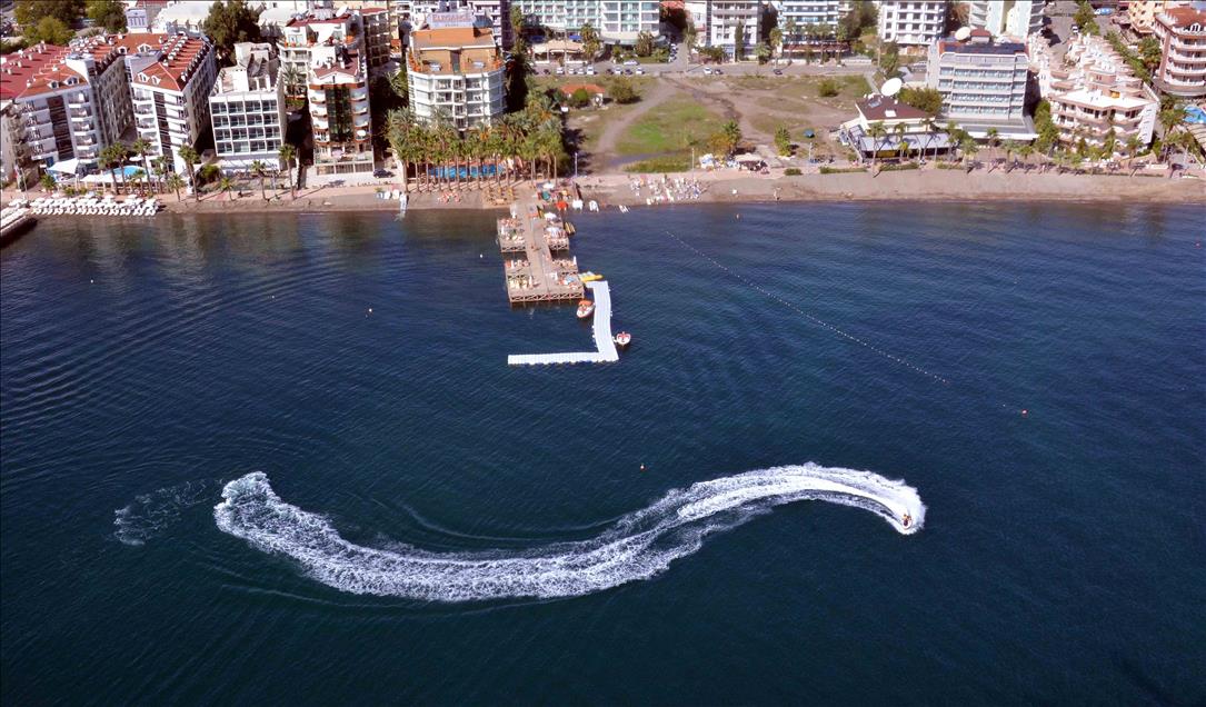 Muğla'nın doğal güzellikleri havadan görüntülendi